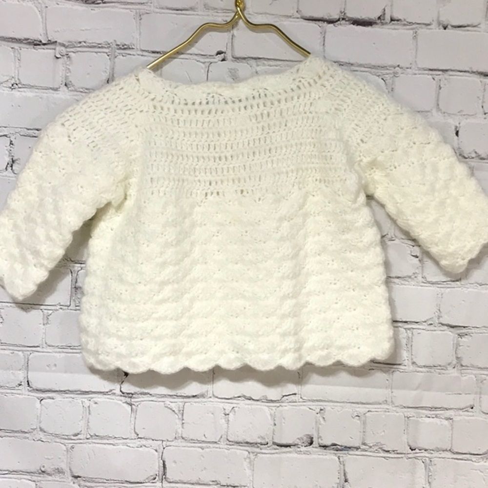 Handmade Crochet Cardigan So Sweet 💗 - Picture 5 of 8